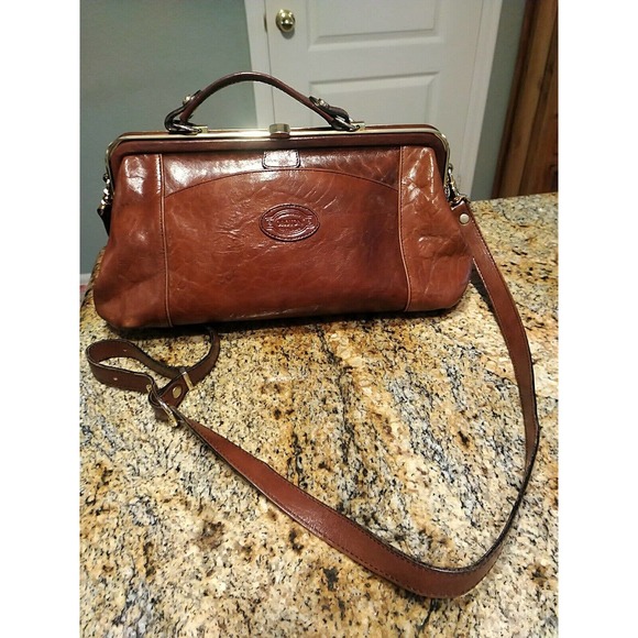 Oroton Bags Oroton Australia Leather Satchel Handbag Shoulder Strap